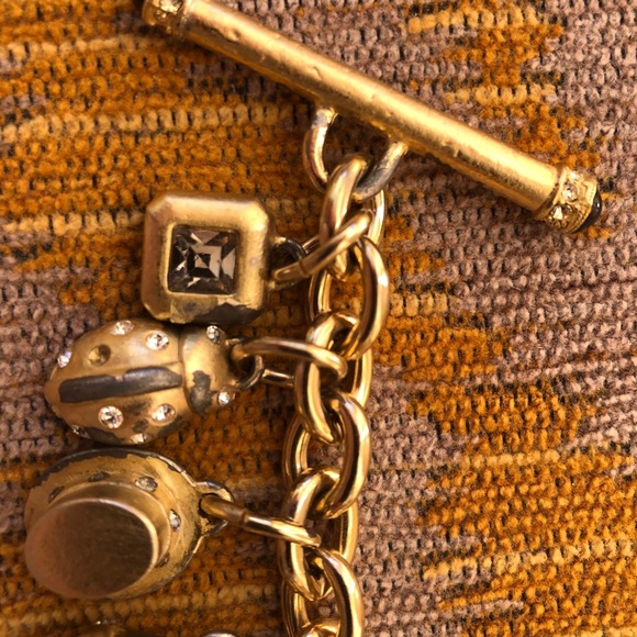 Roxanne Assoulin Vintage Gold Charm Bracelet - Picture 6 of 8